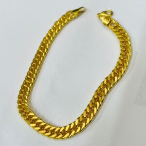 Pulseira Grume Dupla Banhado a ouro 18k
